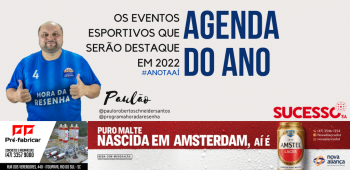 AGENDA ESPORTIVA DE 2022