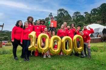 Natural Extremo realiza 10 mil Saltos de Pêndulo, em Urubici, na serra de Santa Catarina