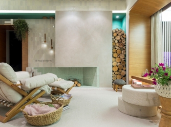 Efeitos na parede: de cimento queimado à textura de veludo na CASACOR/SC