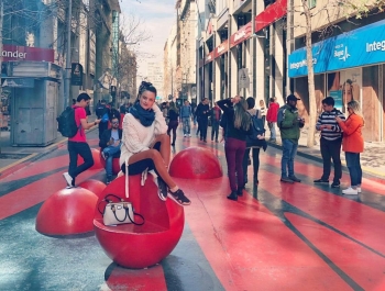 Débora Nardelli visita o Chile em busca de conhecimento