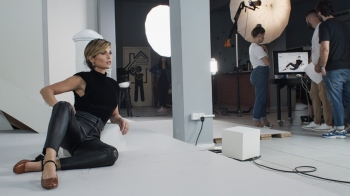 Making Of: Lia Line Calçados fotografa campanha com Flávia Alessandra